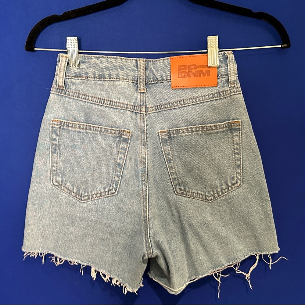Princess Polly Light Blue Jean Shorts